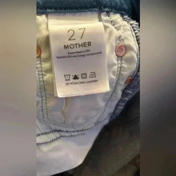 Mother Denim The Looker Fray Skinny Jeans, Size 27 - Picture 7 of 11